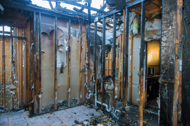 Professional Fire Damage Restoration technician working in Tarrant, AL